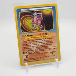 Mr. Mime #h11 Pokemon Funskool Holographic Holo RARE 2004 TCG India - Image 1