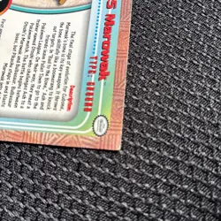 Marowak #105 Topps Blue Label TV Animation Edition Pokemon TCG 1999 - Image 3