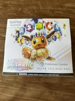 Pokemon Prismatic Evolutions Pokemon Center ETB Sealed w/Acrylic Case - Image 2