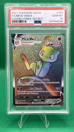 Pokemon TCG Mew VMAX Secret 268/264 SWSH08 Fusion Strike PSA 10 GEM MINT 💎 - Image 1