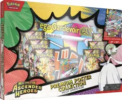 Pokemon Ascended Heroes Premium Poster Collection Mega Gardevoir - New & Sealed - Image 1