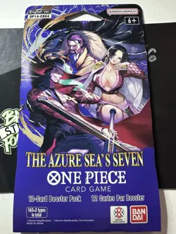 One Piece Card Game The Azure Sea's Seven OP-014 Booster [ENG] 1 Sleeved Pack!!! - Image 1