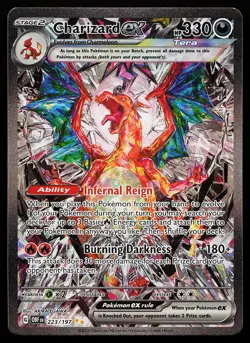 Charizard ex 223/197 Special Illustration Rare Obsidian Flames Pokemon Card - Image 1