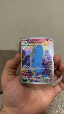 Pokemon TCG 2025 Journey Together WAILORD 162/159 Illustration Rare Card Holo - Image 1