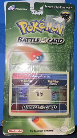 Pokemon E Reader Battle Card Iron Defense SEALED - Image 1