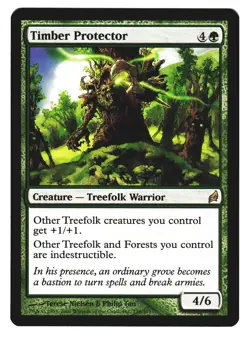 Magic The Gathering MTG - LORWYN 2007 LRW #238 - Timber Protector x1 LP NM - Image 1