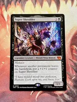 Super Shredder Teenage Mutant Ninja Turtles #83 Mythic Magic Card Near Mint 🐢 - Image 1