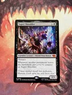 Super Shredder Teenage Mutant Ninja Turtles #83 Mythic Magic Card Near Mint 🐢 - Image 2