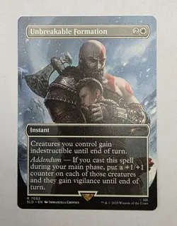 God of War Unbreakable Formation 7052 Secret Lair Regular MTG NM Never Played - Image 1