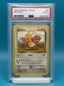 PSA 4 - 1999 POKEMON JUNGLE SPEAROW - Image 1