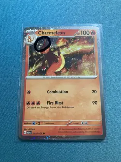 Pokemon TCG Charmeleon Scarlet & Violet Cosmos Holo-151 005/165 (With Swirl) - Image 1