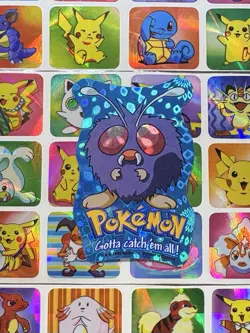 Pokemon Venonat Holo Vintage Pocket Monsters Vending Machine Sticker 1998 Konica - Image 2