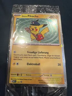 Eilbote Pikachu || German Special Delivery Pikachu Pokemon Card - Image 1