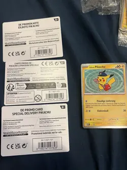 Eilbote Pikachu || German Special Delivery Pikachu Pokemon Card - Image 4