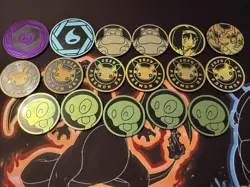 Pokemon Coins Lot Jumbo and Regular Sizes (x18) - Image 1