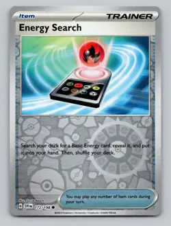 Reverse Holo Energy Search 172/198 Common Scarlet & Violet Pokemon - Image 1