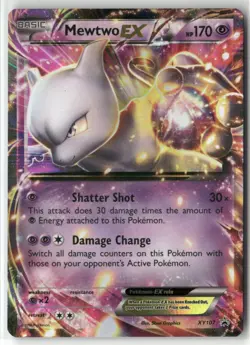 Pokemon Mewtwo EX XY107 Holofoil XY Promos Promo - Image 1