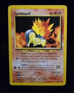 Pokemon TCG - CYNDAQUIL - 56/111 - UNLIMITED - NEO GENESIS (2000) - WOTC - MP - Image 1