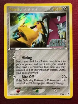 MAWILE 9/100 EX Crystal Guardians REVERSE HOLO RH Pokemon card NEAR MINT NM - Image 1