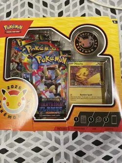 Pokemon 2026 Pokemon Day Collection Box Pikachu Promo 3 Booster Packs Sealed - Image 1