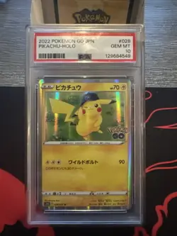 Pokemon Go 2020 Pikachu Holo #028 Rare PSA 10 Gem Mint Graded TCG Japanese - Image 1