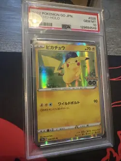 Pokemon Go 2020 Pikachu Holo #028 Rare PSA 10 Gem Mint Graded TCG Japanese - Image 3