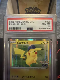 Pokemon Go 2020 Pikachu Holo #028 Rare PSA 10 Gem Mint Graded TCG Japanese - Image 4
