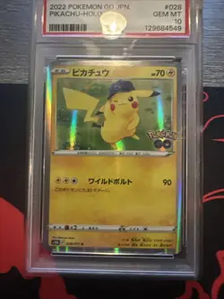 Pokemon Go 2020 Pikachu Holo #028 Rare PSA 10 Gem Mint Graded TCG Japanese - Image 5