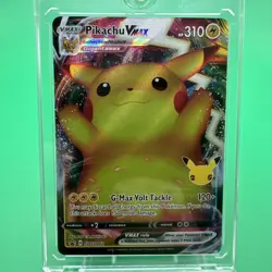 Pokemon Pikachu VMAX Promo Full Art Holo SWSH062 Sword & Shield - Image 1