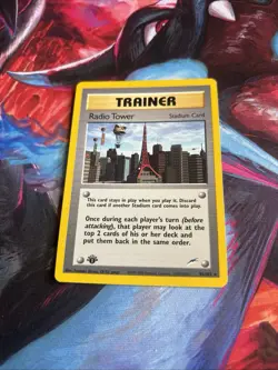 Neo: Destiny Radio Tower - 95/105 - Rare - 1st Edition x1 Light Play Pokemon - Image 1