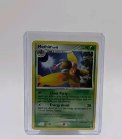 Pokemon Platinum Arceus Single Card Holofoil Rare Mothim 6/99 - Image 1