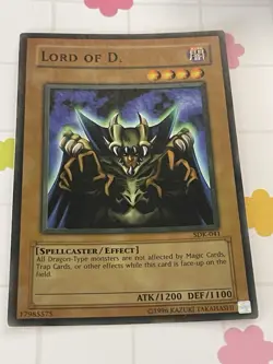 Lord of D. SDK-041 Starter Deck: Kaiba Unlimited Edition LP - Image 1
