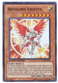 Archlord Kristya CT08-EN010 Super Rare Limited Edition - Yugioh - Image 1