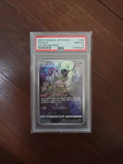 2022 Pokemon Japanese Sword & Shield VSTAR Universe #183 Full Art Mew PSA 10 - Image 1