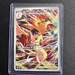 Pokemon TCG Ethan's Typhlosion Holo Card Destined Rivals Series 190/182 - Image 1