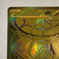 Pokemon Mega Zygarde EX Gold Secret Rare Full Art Holo Card 124/088 - Image 4