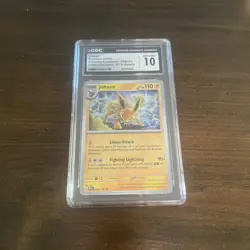 CGC 10 GEM MINT Jolteon 029/131 HOLO RARE Prismatic Evolutions Pokemon Card - Image 1