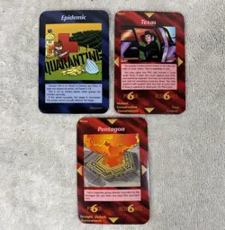Illuminati New World Order (INWO) Card Lot - Pentagon, Texas, Epidemic - Image 1