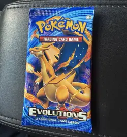 2016 XY Evolutions Pokemon TCG Blastoise Ten Card Booster Pack 21.39g - Image 1