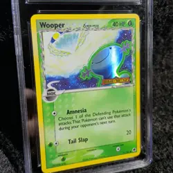 2006 POKEMON EX DRAGON FRONTIERS REVERSE HOLO #71 WOOPER CGC 10 Gem Mint - Image 2