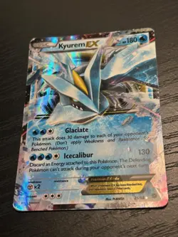 Pokemon Kyurem EX 25/98 XY Ancient Origins Ultra Rare Holo - MP - Image 1
