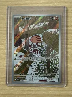 Pokemon TCG Swinub 165/159 Illustration Rare Journey Together - NM - Image 4