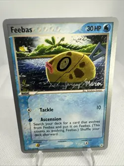 Pokemon Feebas 61/101 EX Hidden Legends 2005 World Championships Jeremy Maron - Image 1