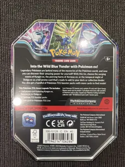 Pokemon TCG: Azure Legends Dialga ex Tin - 4 Booster Packs! - Image 2