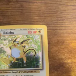 Pokemon TCG - Raichu 14/102 - Base Set Holo - Unlimited 1999 MP - Image 3
