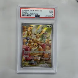 2024 POKEMON TWILIGHT MASQUERADE #188 EEVEE ✨ PSA 9 - Image 1
