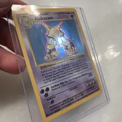 Alakazam #1 / 102 Base Set SHADOWLESS Holo - LP - Pokemon 1999 TCG WOTC Vintage - Image 1