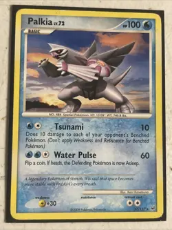 Palkia - 37/127 - Rare - Platinum (Base Set) - Pokemon - Damaged - Image 1
