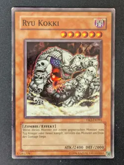 Ryu Kokki DR2-DE091 Super Rare Deutsch VG YUGIOH - Image 1