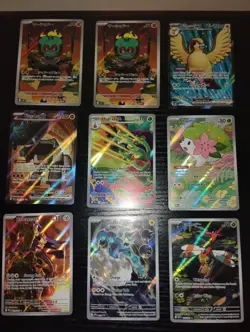 Lot Of 9 Pokemon Illustration Rare Cards All Nm To Mint 85per Comp - Image 1